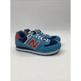 thumbnail image 1 of New Balance 574 Blue/Orange/Navy ML574SOG Men’s Sizes 10-13, 1 of 5