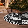 thumbnail image 6 of Kdxio Psychedelic Skull Illusion Art Print Christmas Tree Skirt Christmas Xmas Tree Skirts Mat for New Year Holiday Christmas Party Decorations-48", 6 of 7
