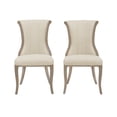 thumbnail image 6 of Linon Anthem Flared Back Dining Chairs, Set of 2, Natural, 6 of 11