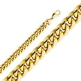 thumbnail image 1 of FB Jewels 14K Yellow Gold 2MM Hollow Miami Cuban Chain Necklace With Lobster Claw Clasp - 26 Inches, 1 of 1