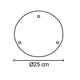 thumbnail image 3 of Accesorio Base Circular 3 Luminarios Colgantes Blanco Maxxi, 3 of 3