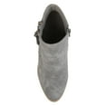 thumbnail image 5 of Journee Womens Vally Inside Zip Stacked Heel Booties, Widths Available, 5 of 10