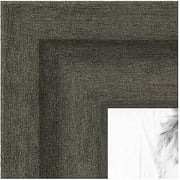10x34 Inch Gray Picture Frame, This 1.25 Inch MDF Frame is Slate Gray - Comes with Economy and Corrugated Backing (2WOMBW275-1609-10x34)