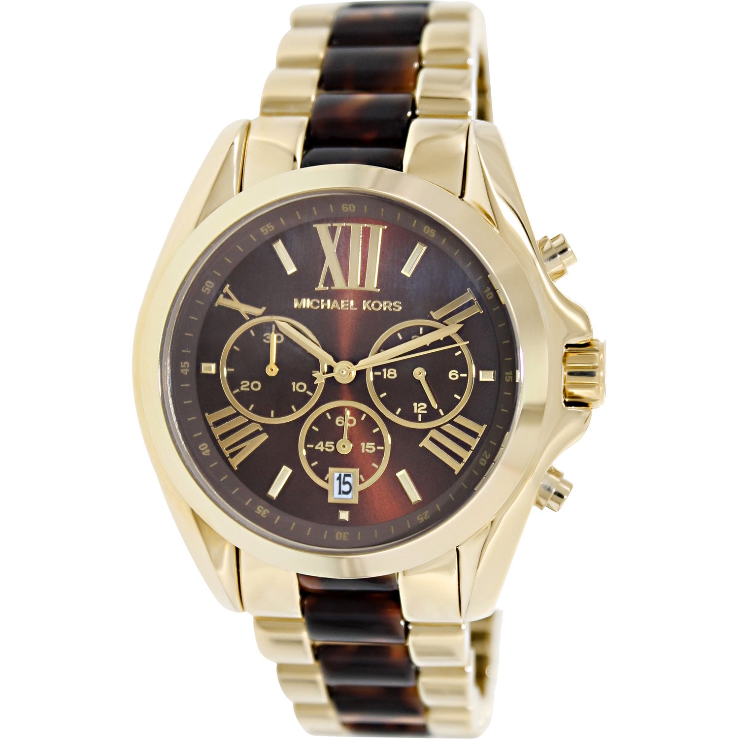 Michael Kors Women's Bradshaw MK5696 Brown Stainless-Steel Quartz Fashion Watch