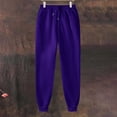 thumbnail image 2 of GEWSEY Joggers for Women 2025 Casual Workout Sweatpants with Pockets Baggy Drawstring Lounge Athletic Gym Comfy Sweat Pants (Dark Purple, S), 2 of 3