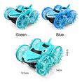 thumbnail image 5 of Amphibious Waterproof RC Stunt Car, Gesture Controlled RC Truck with Lights for Kids Gifts(Green), 5 of 7