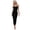 Z-Black213, variant on JIAYUE Women's Summer Dresses Spaghetti Strap Fashion Pure Color Square Neck Sleeveless Midi Bodycon Nightclub Dress Partywear