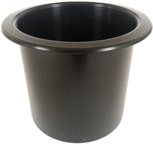 Pack 4 Black Drink Cup Holder Inserts 85mm High for Boat Car Rv Poker Table 