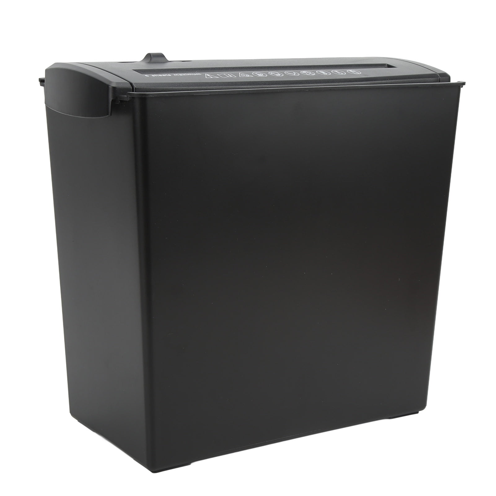 BIMZUC Electric Paper Shredder 10L Small Size 5 Sheets Strip Shredded Machine For Home Office Automatic Feeding Quiet Operation Desktop Document Cutter (11.42 inches / 29 cm Length, Black)