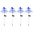 thumbnail image 1 of Del Y El Jardín Lámpara Solar Medusas Fibra Óptica Doble Capa Lámpara Medusas Mariposa Fibra Óptica Lámpara Tierra Del Patio Lámpara Paisaje (mariposa Color Aleatorio) (4 Piezas), 1 of 9