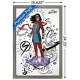 thumbnail image 3 of Marvel Ms. Marvel - Doodles Wall Poster, 14.725" x 22.375" Framed, 3 of 6