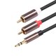 thumbnail image 4 of Gwong Electrónica Cáscara de aleación de aluminio RCA línea HIFI STEREO 3.5mm a 2RCA Dual Lotus Cable de audio, 4 of 7
