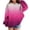Hot Pink, variant on Eltusu Girls Pullover Hoodies, Casual Gradient Long Sleeve Thermal Sweatshirts with Pockets Hot Pink Size 4-14 T