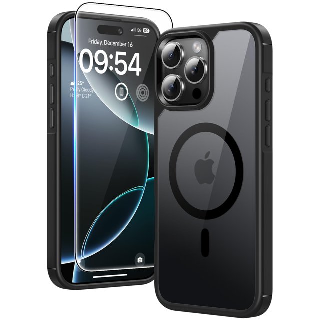 Funda TAURI 3 en 1 para iPhone 16 Pro con 2 protectores de pantalla