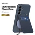 thumbnail image 2 of For Samsung Galaxy S25 Case DUX DUCIS Rafi II Series Magnetic Case Kickstand Card Slots Leather+TPU, 2 of 5
