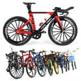 thumbnail image 2 of 1:10 Mini Model Alloy Bicycle Toy Finger Mountain Bike Pocket Diecast Simulation Metal Racing Funny Collection Toys For Children With foam box 8, 2 of 6