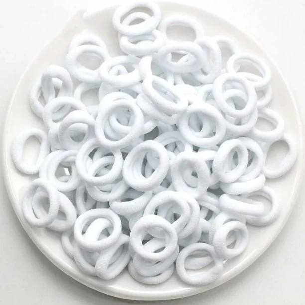 100/300/500 Uds. Bandas elásticas coloridas para el cabello para niñas, coleteros para sujetar el cabello, bandas de goma, accesorios para el cabello, bandas para niñas