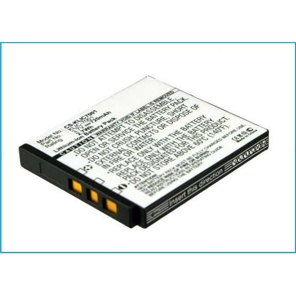 Replacement Battery for Agfa Optima 1338,Optima 1338mT,Optima 2338,Optima 2338MT,T-1000,T-1228,3.7V/720mAh