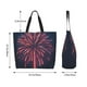 thumbnail image 5 of Balery Fireworks3 Bolsa Tote Estilo Estético con Cremalleras, Bolsa de Hombro, Bolsa de Compras Grande y Plegable, 5 of 8