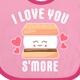 thumbnail image 4 of Inktastic I Love You Smore with Cute Food Valentine Girls Baby Bib, 4 of 4