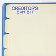 thumbnail image 2 of Large Pre-Inked Creditors Exhibit Stamp, Slim 1854, Ultra Slim Design, Impression Size 1-13/16" by 2-1/2", Up to 25,000 Impressions - Red Ink, 2 of 10