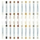 thumbnail image 5 of Uxcell Furniture Repair Crayons, 4 Pcs Wax Wood Filler Sticks Wood Wax Crayons for Scratches Wood Floor Holes Tables, Big Leaf Rosewood, 5 of 7