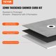 thumbnail image 2 of VEVOR Kit de Bordillo de Ducha 1828 x 1828 x 32 mm con Brida Central de PVC de 50,8 mm, Rejilla de Acero Inoxidable de 101,6 mm, Membrana y Tira Impermeables, Varillas Inclinadas Aptas para Baño, 2 of 9