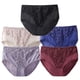 thumbnail image 2 of Conjunto de bragas de sujetador para mujer, sujetador de encaje con aros, ropa interior de cintura alta elástica para uso diario y citas, 2 of 5