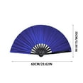 thumbnail image 3 of 10" Folding Fan Rave Fan for Men and Women Popping Fans for Line Dancing Clacking Fans for Boots On The Ground Dance,Party,Decoration,Festival, 3 of 5