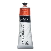Chroma Atelier Interactive Artists' Acrylics - Red Gold, 80 ml tube
