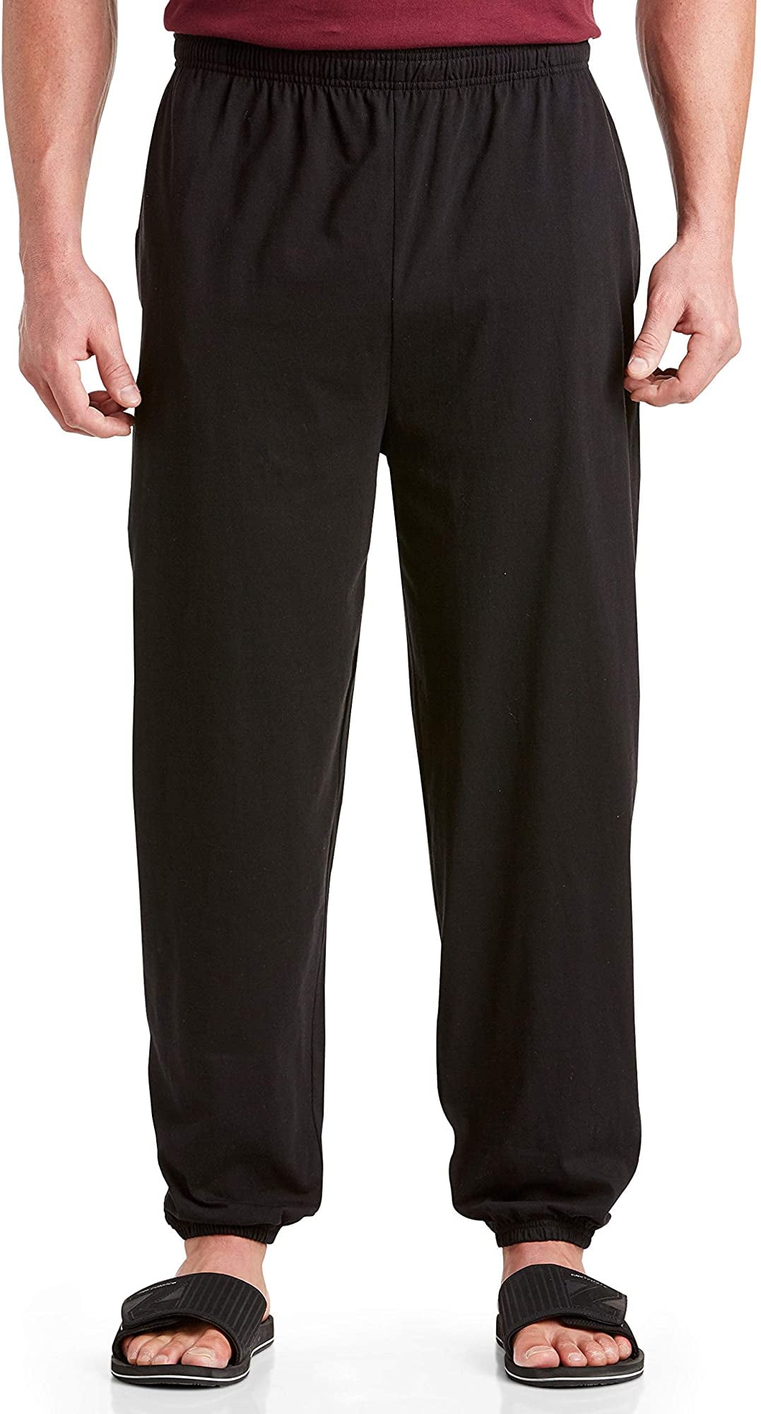 Tall Cinched-Hem Jersey Pants | Walmart 