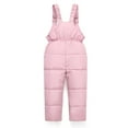 thumbnail image 6 of Toddler Snow Pants for Girls Boys Winter Clothes Warm Snow Bib Overalls Skiing Pants Jumpsuit Size 6M-7T, 6 of 6