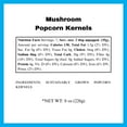 thumbnail image 4 of Mushroom Popcorn Kernels - Dell Cove Spices - Perfect for Gourmet Popcorn Makers & Stovetop Popping, Half Pound, 4 of 7