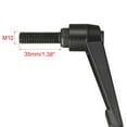 thumbnail image 4 of Uxcell Handle Adjustable Clamping Lever Threaded Push Button Ratchet Male Threaded Stud M10x35mm, 4 of 6