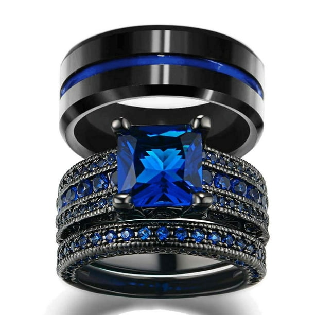 loversring - loversring His and Hers Wedding Ring Sets ...