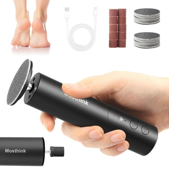 Eliminador eléctrico de callos en los pies Mosthink 2 en 1, 6 velocidades