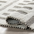 thumbnail image 7 of Rugs USA Merrick Tasseled Cotton and Wool Area Rug, 7' 6" x 9' 6", Merrick Black, 7 of 7