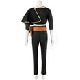 thumbnail image 3 of Men's Black Clover Asta Jacket Cloak Pants Knight Outfits, 3 of 4