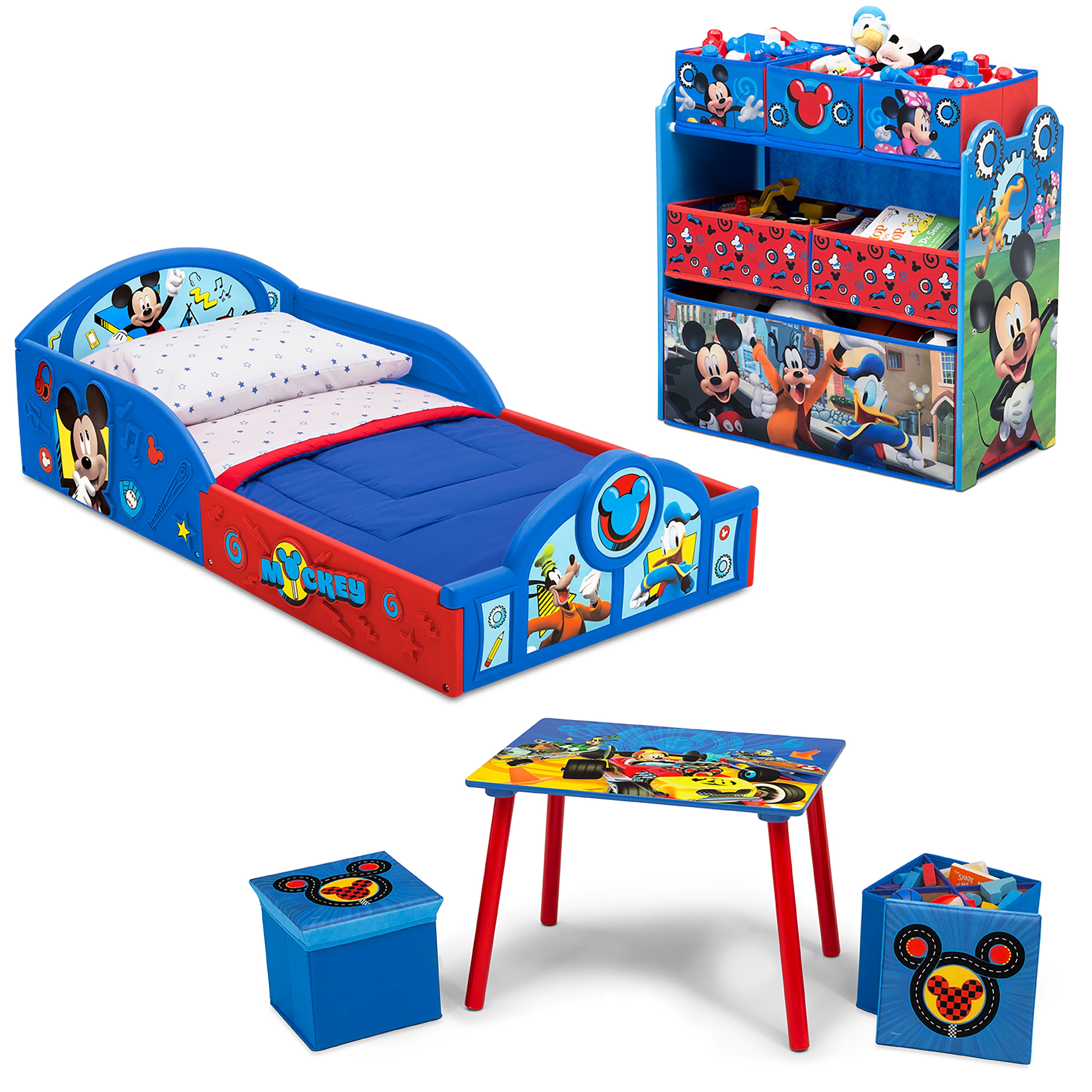 Disney Mickey Mouse 5 Piece Toddler Bedroom Set By Delta Children