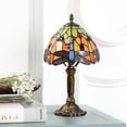 thumbnail image 5 of Orinova Tiffany-Style Table Lamp Stained Glass Bedside Lamp for Living Room Bedroom Traditional Desk Light 14.5'' H Multi-Color, 5 of 6