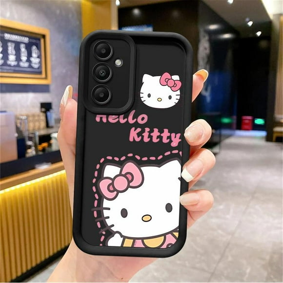 Sanrio Ins Hello Kitty Pink for Samsung Galaxy A25 A11 A12 A13 A24 A22 A23 A32 A52 A53 A73 5G Soft Silicone Phone Case fundas FJH FJH