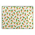 thumbnail image 4 of Ryvnso Carrots Polka Dots Area Rug Floor Mats Non-Slip Home Carpet 63 x 48 inch, 4 of 7