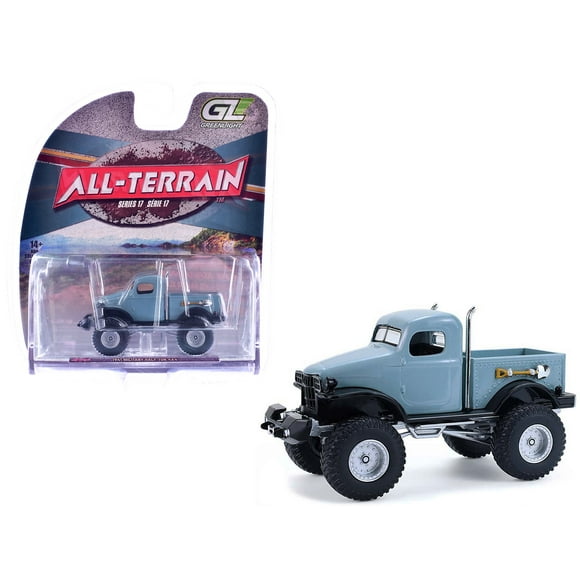 1941 Military Half Ton 4x4 Truck Slate Blue "All Terrain" Series 17 1/64 Diecast Model Car by Greenlight
