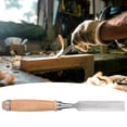 thumbnail image 4 of LLC 1pcs Flat Chisel Woodworking Tool Wooden Handle Hardware Tools Industrial Accessory Cr V, 4 of 5