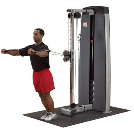 Body-Solid ProDual Cable Column Machine with Weight Stack 210 lb. Stack