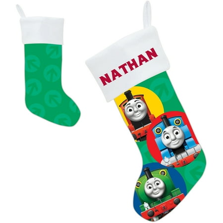 Personalized Thomas & Friends Circles and Arrows Christmas Stocking