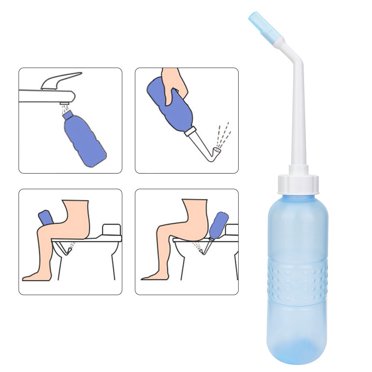 Anal Cleaner Private Parts Cleaner Bidet Sprayer Portable Handheld Bidet Sprayer Private Parts Anal Cleaner Cleaning For Women Old People Blue