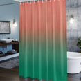 thumbnail image 5 of Shower Curtain for Bathroom Watercolor Gradient Orange Green Waterproof Bath Curtains Shower Curtains with Hooks,Abstract Art Bathroom Curtain Privacy Drapes for Bathtubs Toilet 72x72in, 5 of 9