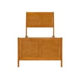 thumbnail image 6 of Portland Twin XL Wood Foundation Bed Frame with Matching Footboard  Light Toffee, 6 of 9