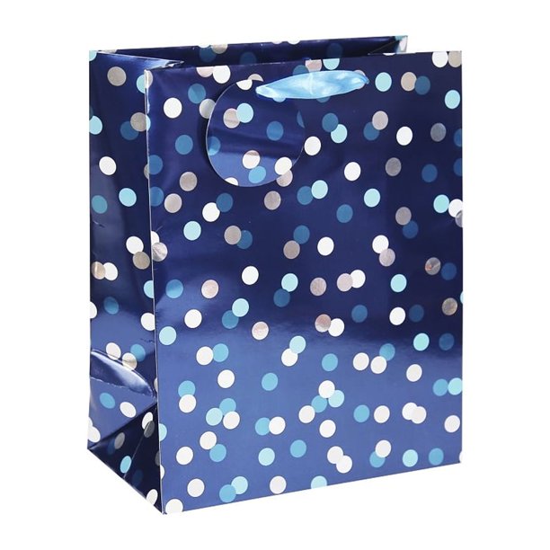 Eurowrap - Bolsa de Regalo Diseño Lunares - Pack de 6 (Azul, Rosa)